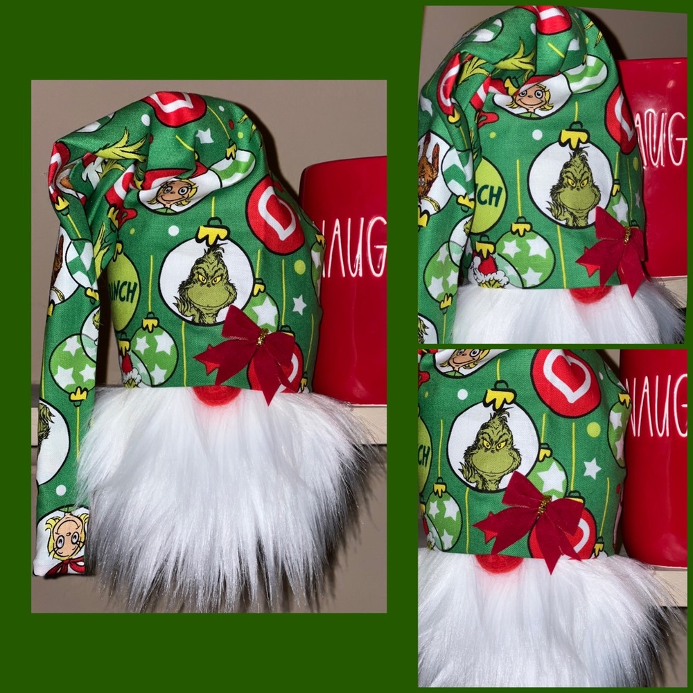 Handmade Grinch Merry 🎄 Christmas Grinchmas Gmome Whoville